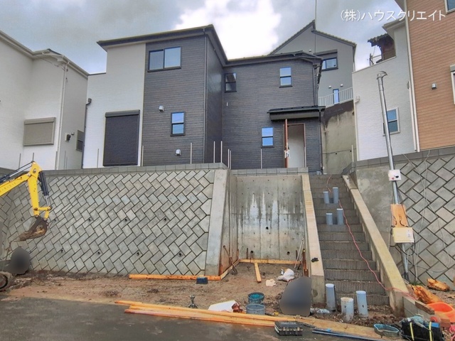 千葉県松戸市東平賀の新築戸建て外構写真 2026年3月25日撮影