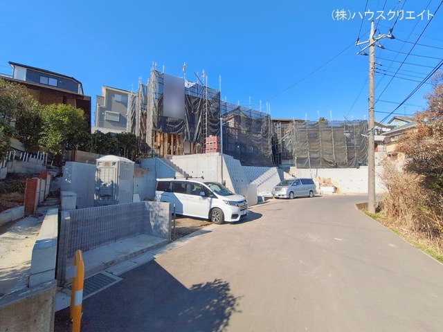千葉県松戸市東平賀の新築戸建て上棟写真 2026年1月28日撮影