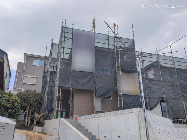 千葉県松戸市東平賀の新築戸建てシート写真 2026年2月17日撮影