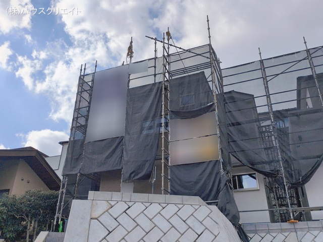 千葉県松戸市東平賀の新築戸建てシート写真 2026年2月17日撮影