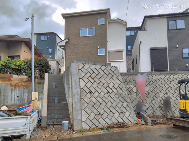 千葉県松戸市東平賀の新築戸建て外構写真 2026年3月25日撮影