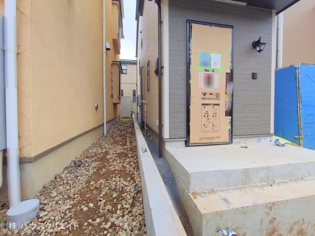 千葉県船橋市芝山１丁目の新築戸建て外構写真 2025年12月18日撮影