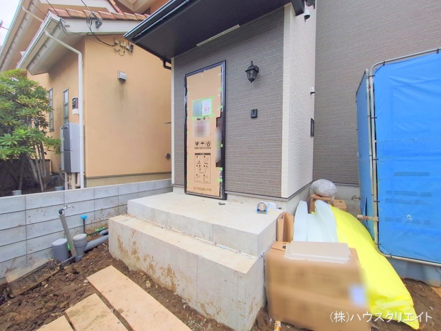 千葉県船橋市芝山１丁目の新築戸建て外構写真 2025年12月18日撮影