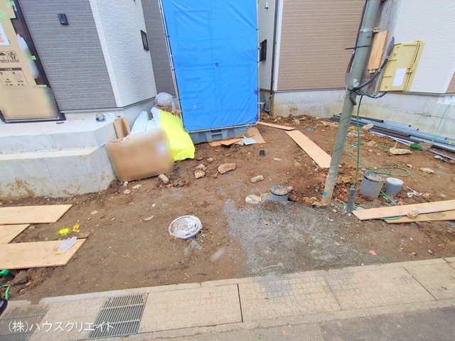 千葉県船橋市芝山１丁目の新築戸建て外構写真 2025年12月18日撮影