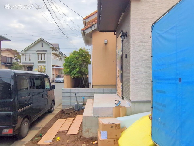 千葉県船橋市芝山１丁目の新築戸建て外構写真 2025年12月18日撮影