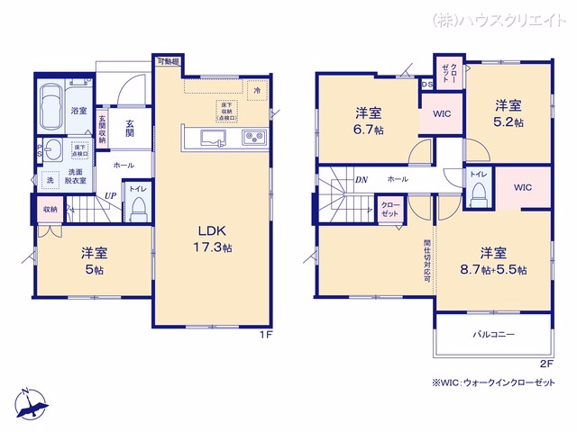 新築戸建て 柏市大室(全18区画) 6-4 間取図