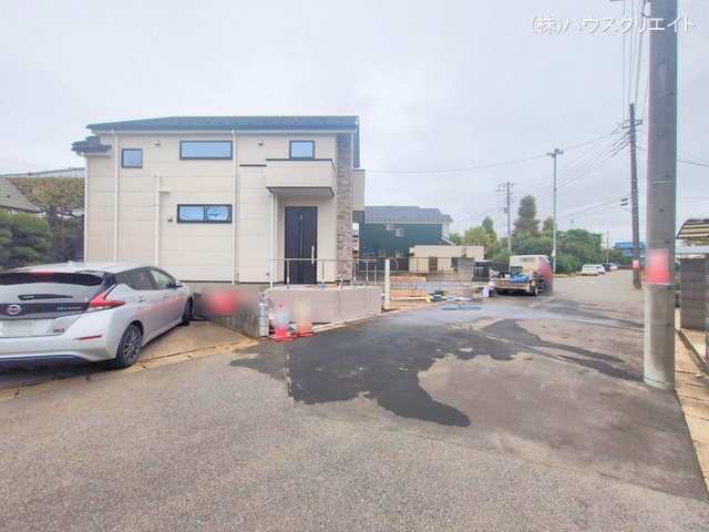 千葉県松戸市中金杉２丁目の新築戸建て外構写真 2025年10月14日撮影