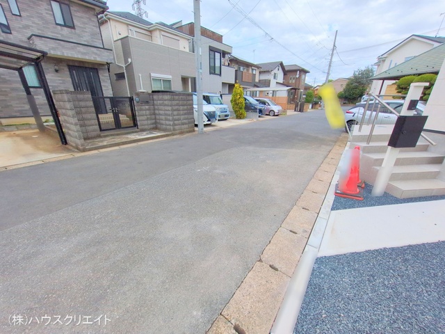 千葉県松戸市中金杉２丁目の新築戸建て完成写真 2025年11月10日撮影