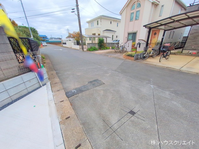 千葉県松戸市中金杉２丁目の新築戸建て完成写真 2025年11月10日撮影