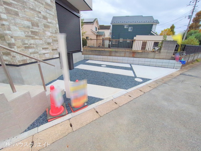 千葉県松戸市中金杉２丁目の新築戸建て完成写真 2025年11月10日撮影