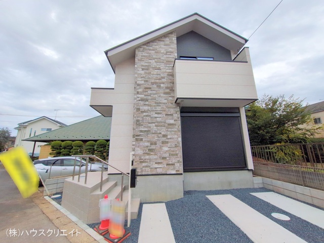 千葉県松戸市中金杉２丁目の新築戸建て完成写真 2025年11月10日撮影