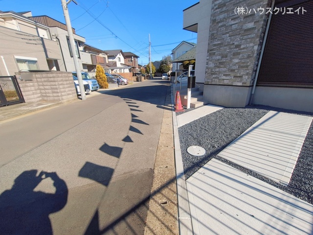 千葉県松戸市中金杉２丁目の新築戸建て完成写真 2026年1月13日撮影