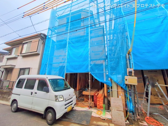 千葉県船橋市北本町２丁目の新築戸建て上棟写真 2025年9月18日撮影