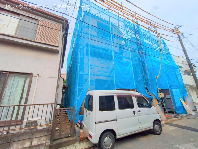 千葉県船橋市北本町２丁目の新築戸建て上棟写真 2025年9月18日撮影