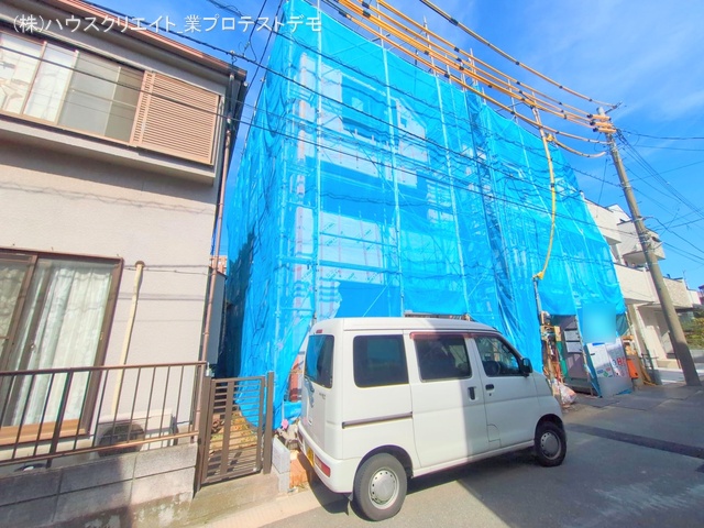 千葉県船橋市北本町２丁目の新築戸建てシート写真 2025年10月7日撮影