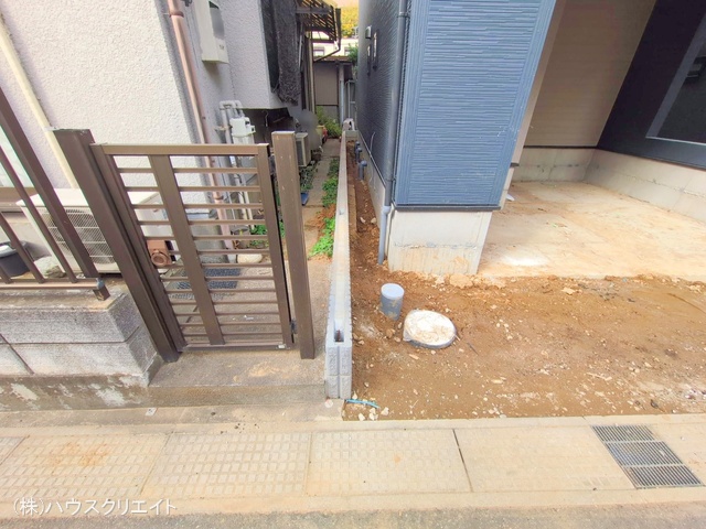 千葉県船橋市北本町２丁目の新築戸建て外構写真 2025年11月17日撮影