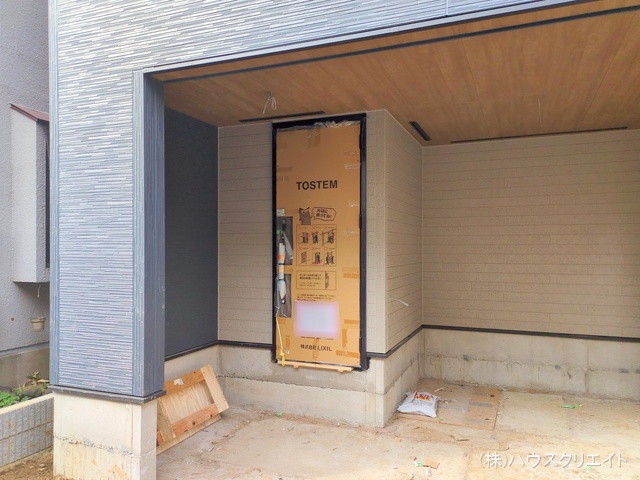 千葉県船橋市北本町２丁目の新築戸建て外構写真 2025年11月17日撮影