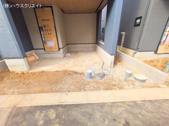 千葉県船橋市北本町２丁目の新築戸建て外構写真 2025年11月17日撮影