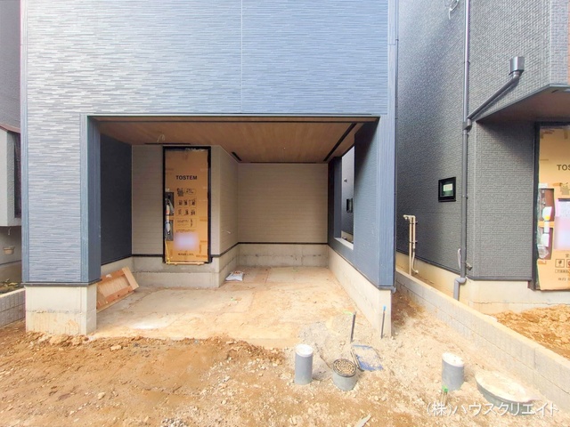 千葉県船橋市北本町２丁目の新築戸建て外構写真 2025年11月17日撮影