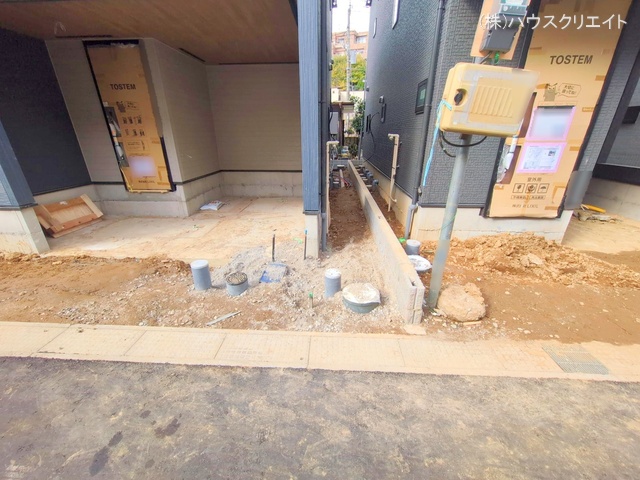 千葉県船橋市北本町２丁目の新築戸建て外構写真 2025年11月17日撮影