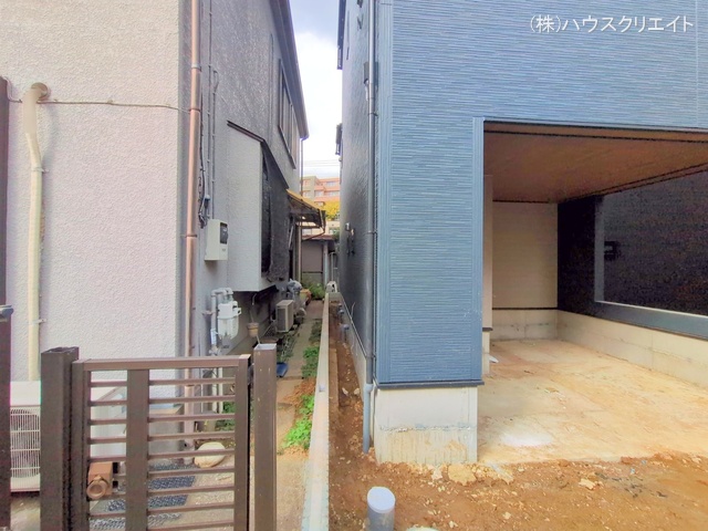 千葉県船橋市北本町２丁目の新築戸建て外構写真 2025年11月17日撮影