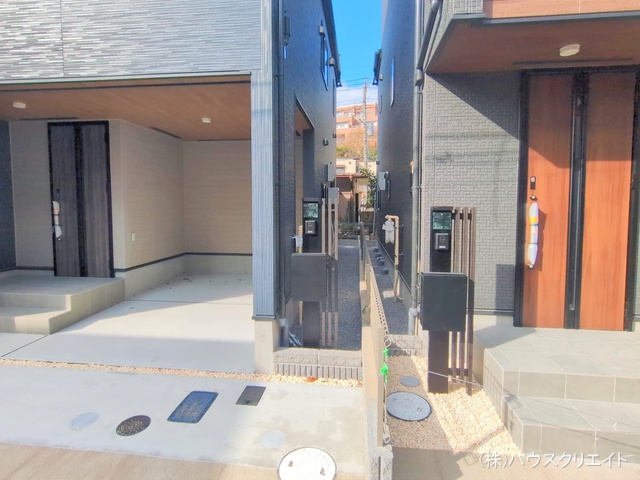 千葉県船橋市北本町２丁目の新築戸建て完成写真 2025年12月8日撮影