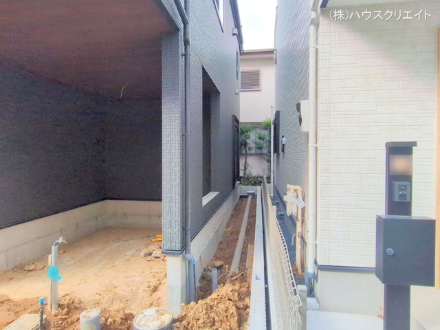 千葉県船橋市北本町2丁目の新築戸建て外構写真 2025年11月17日撮影