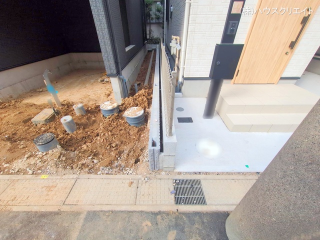 千葉県船橋市北本町2丁目の新築戸建て外構写真 2025年11月17日撮影