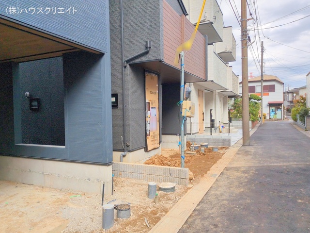 千葉県船橋市北本町2丁目の新築戸建て外構写真 2025年11月17日撮影