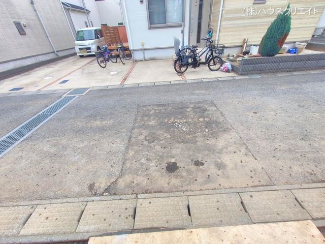 千葉県松戸市五香７丁目の新築戸建て外構写真 2025年10月23日撮影