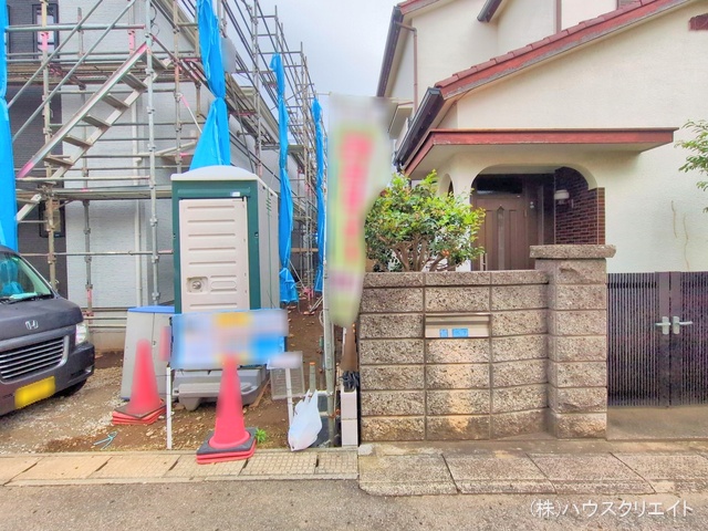 千葉県松戸市五香７丁目の新築戸建て外構写真 2025年10月23日撮影