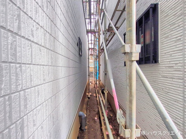 千葉県松戸市五香７丁目の新築戸建て外構写真 2025年10月23日撮影