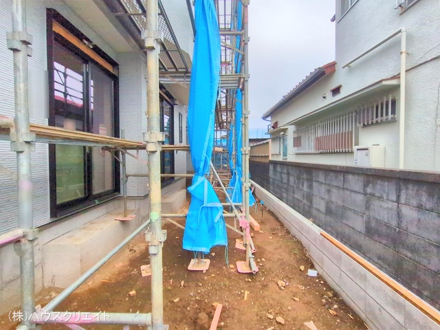 千葉県松戸市五香７丁目の新築戸建て外構写真 2025年10月23日撮影