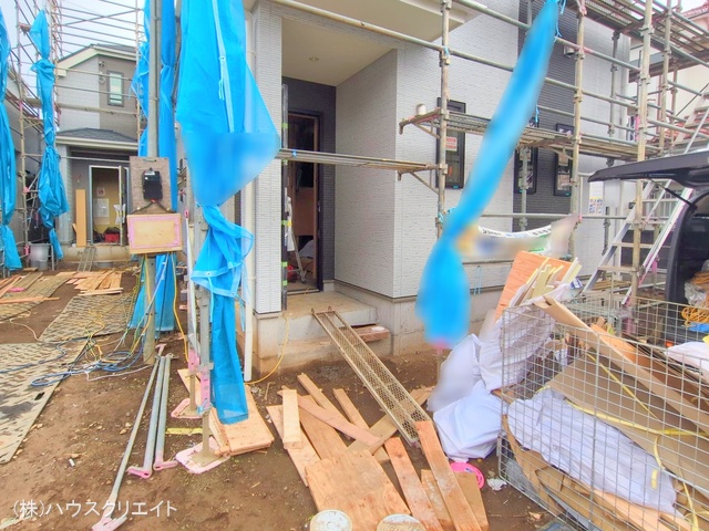 千葉県松戸市五香７丁目の新築戸建て外構写真 2025年10月23日撮影