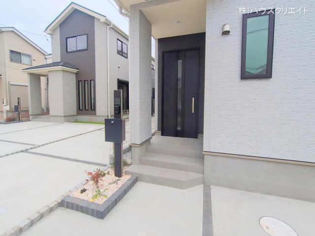 千葉県松戸市五香７丁目の新築戸建て完成写真 2025年12月10日撮影