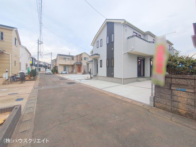 千葉県松戸市五香７丁目の新築戸建て完成写真 2025年12月10日撮影