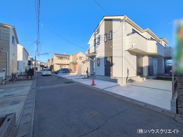 千葉県松戸市五香７丁目の新築戸建て完成写真 2026年1月5日撮影