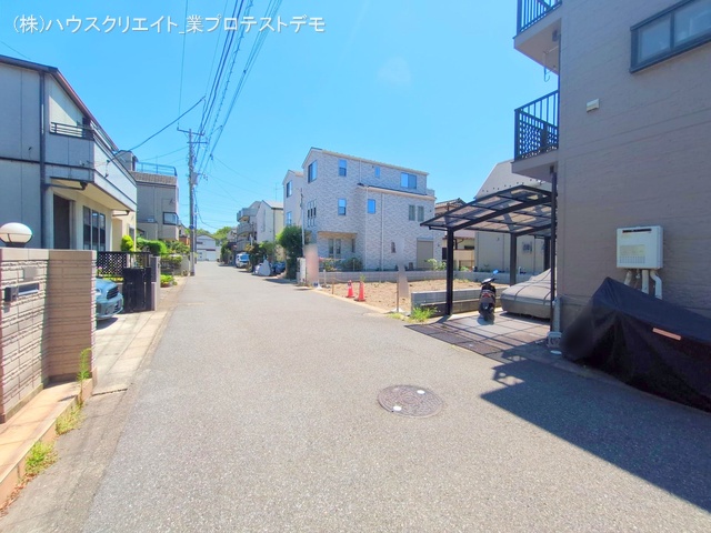 千葉県市川市南行徳２丁目の新築戸建て更地・土地写真 2025年8月14日撮影