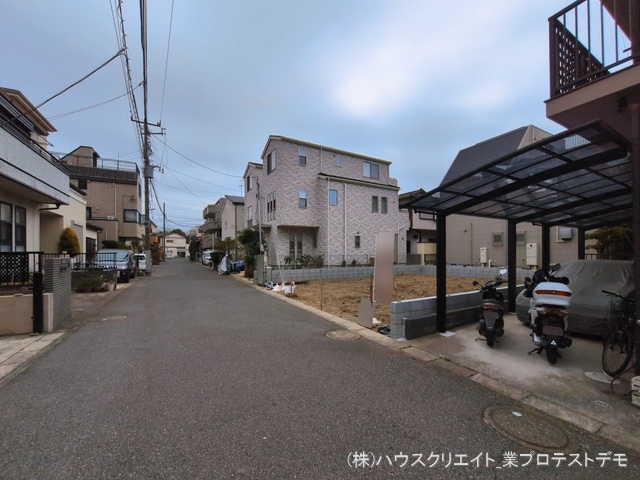 千葉県市川市南行徳２丁目の新築戸建て更地・土地写真 2026年3月16日撮影