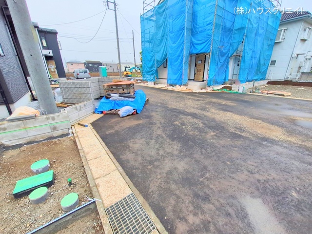 千葉県松戸市古ケ崎３丁目の新築戸建て外構写真 2025年10月21日撮影