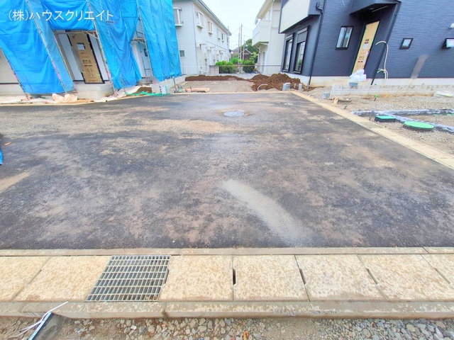 千葉県松戸市古ケ崎３丁目の新築戸建て外構写真 2025年10月21日撮影