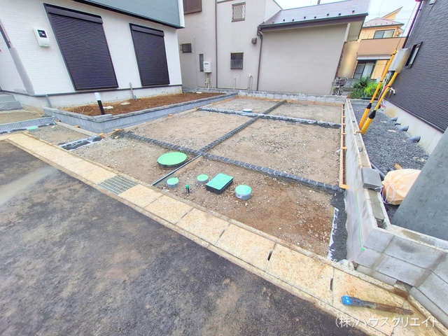 千葉県松戸市古ケ崎３丁目の新築戸建て外構写真 2025年10月21日撮影