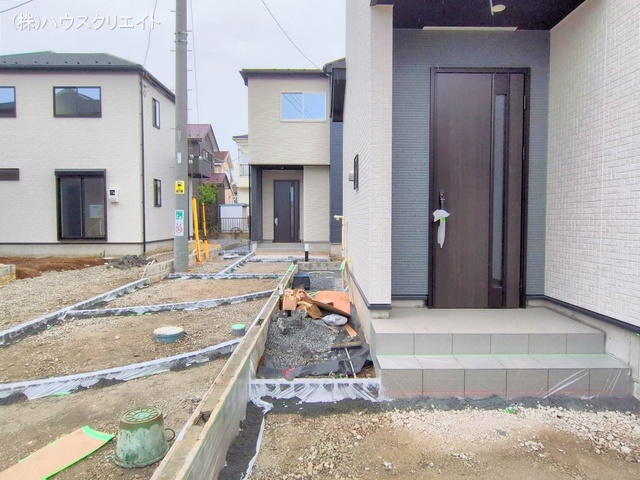 千葉県松戸市古ケ崎３丁目の新築戸建て外構写真 2025年10月21日撮影