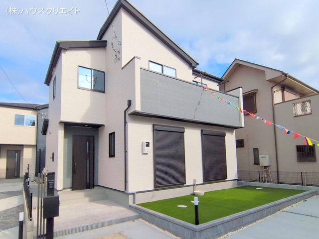 千葉県松戸市古ケ崎３丁目の新築戸建て完成写真 2025年12月18日撮影