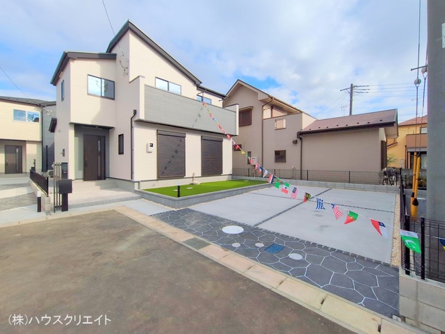 千葉県松戸市古ケ崎３丁目の新築戸建て完成写真 2025年12月18日撮影