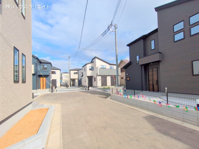 千葉県松戸市古ケ崎３丁目の新築戸建て完成写真 2025年12月18日撮影