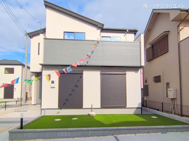 千葉県松戸市古ケ崎３丁目の新築戸建て完成写真 2025年12月18日撮影