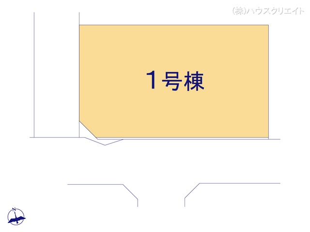 千葉県松戸市西馬橋３丁目の新築戸建て全体区画図 ※図面と異なる場合は現況を優先