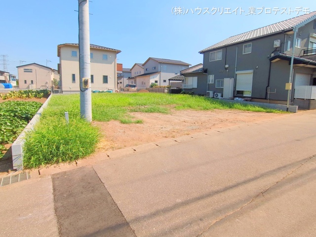 千葉県柏市大室の新築戸建て更地・土地写真 2025年8月31日撮影