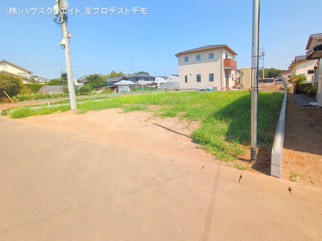 千葉県柏市大室の新築戸建て更地・土地写真 2025年8月31日撮影